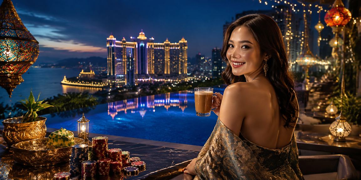 Suasana pertaruhan di kawasan peranginan Genting Highlands Malaysia